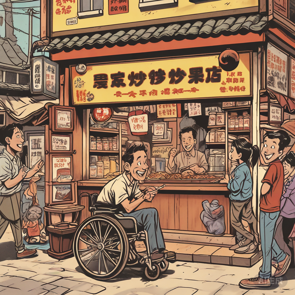 温情调解，，，，，，，守护残疾炒货店老板