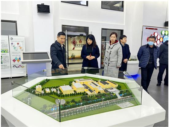 淮南市田家庵区区委常委、副区长张曙晖 考察彩名堂文创集团