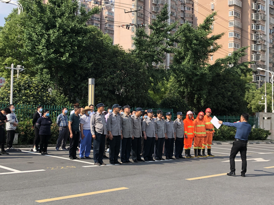 安全常在心 庐阳彩名堂文创园开展火灾事故应急处置演练