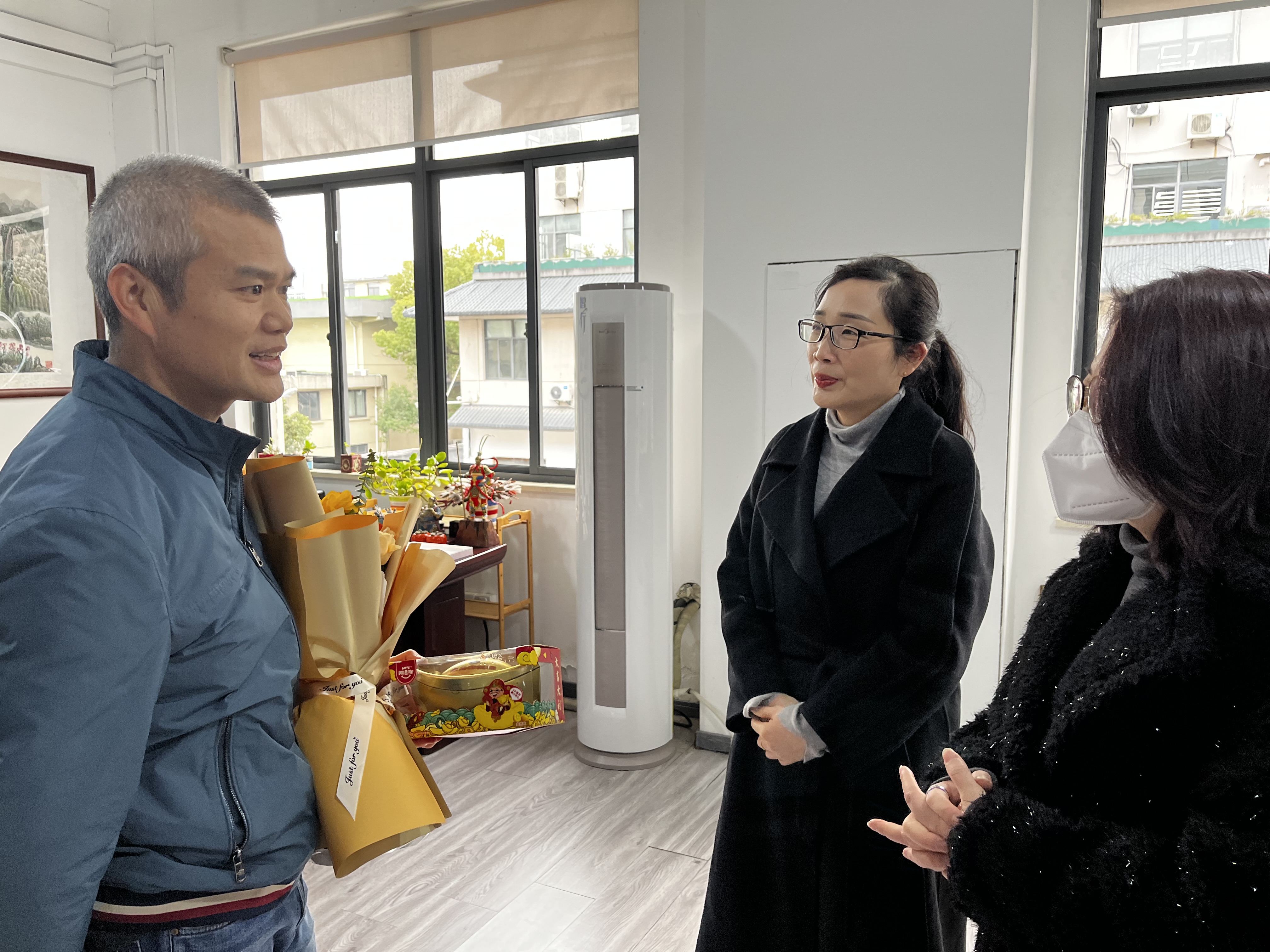 问需访企业、促膝话发展——彩名堂文创集团开展新春企业走访活动